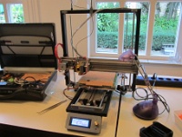 3 De 3D printer in voorbereiding..JPG